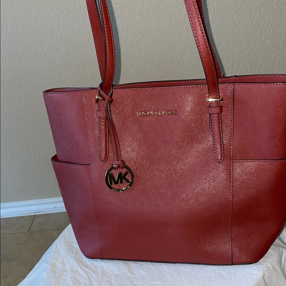 Michael Kors Cherry Red Tote